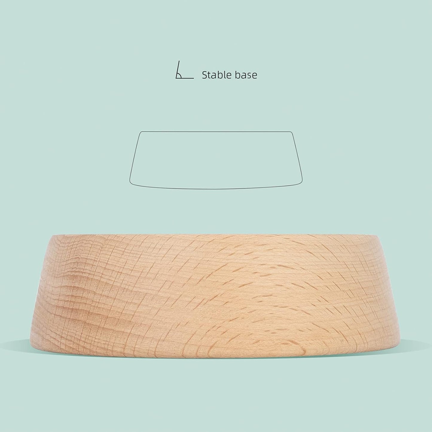 Wooden Hamster Feeding Bowl for Syrian & Dwarf Hamsters