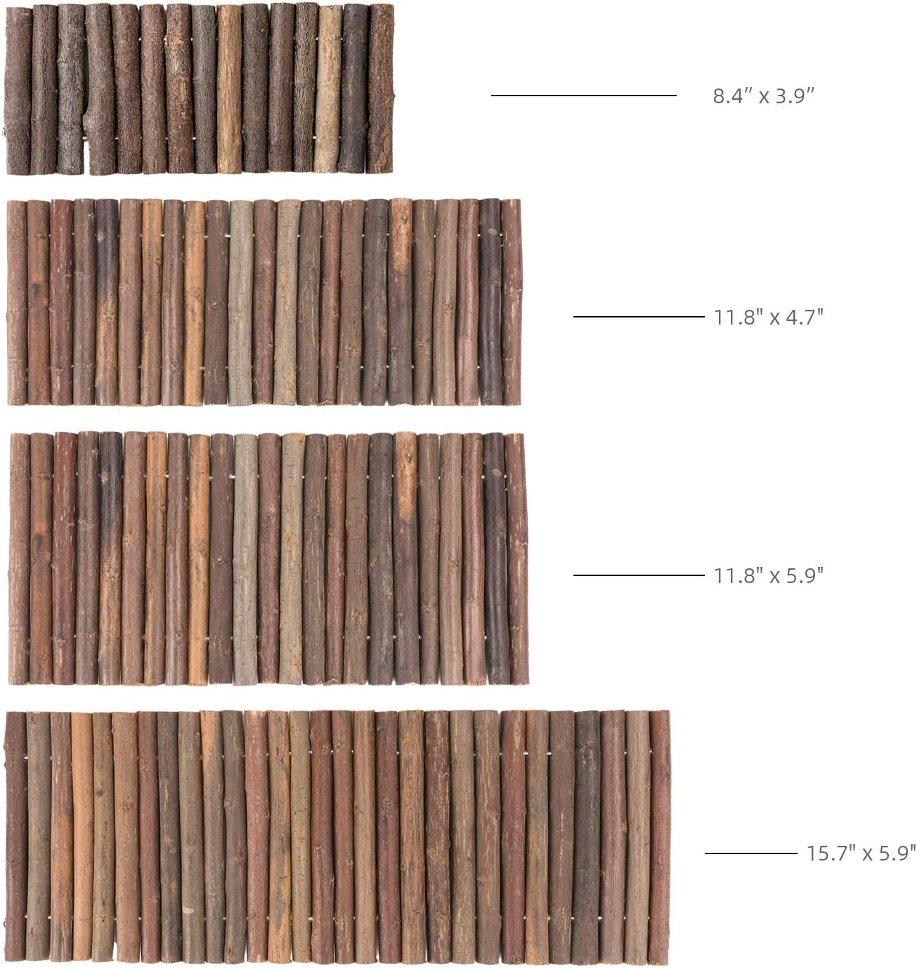 Wooden Ladder Bridge for Small Pets – Chew Toy 11.8" X 4.7" (30 × 12 cm)