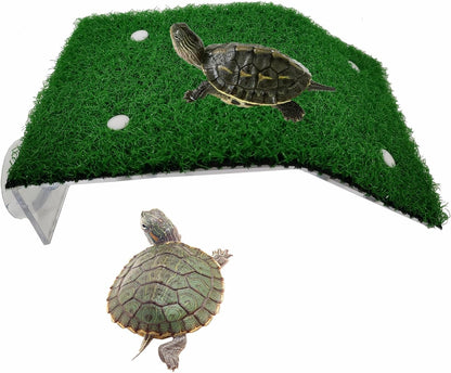 Turtle Basking Platform with Ramp – Floating Reptile Resting Dock for Turtles & Amphibians