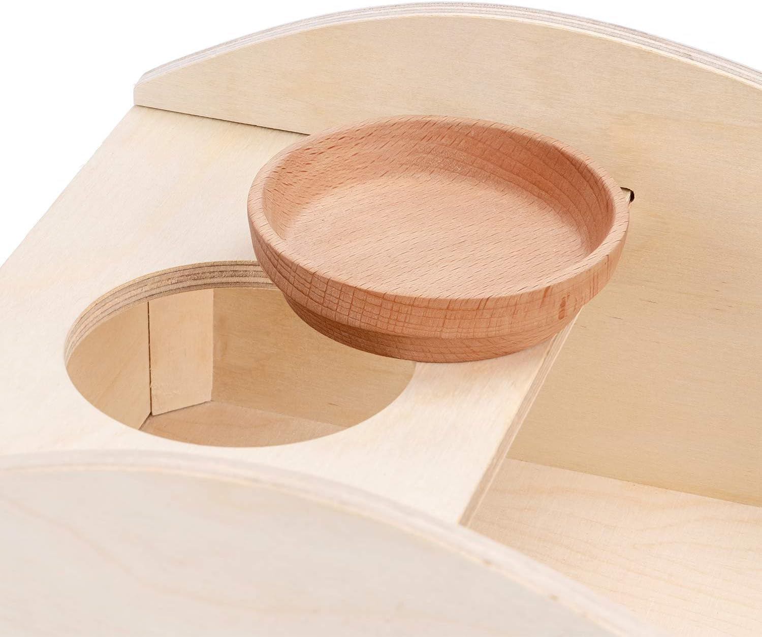 Hamster Wooden Sand Bath Box, Medium-11.8-Inch L X 7.8-Inch W (30 × 20 cm)