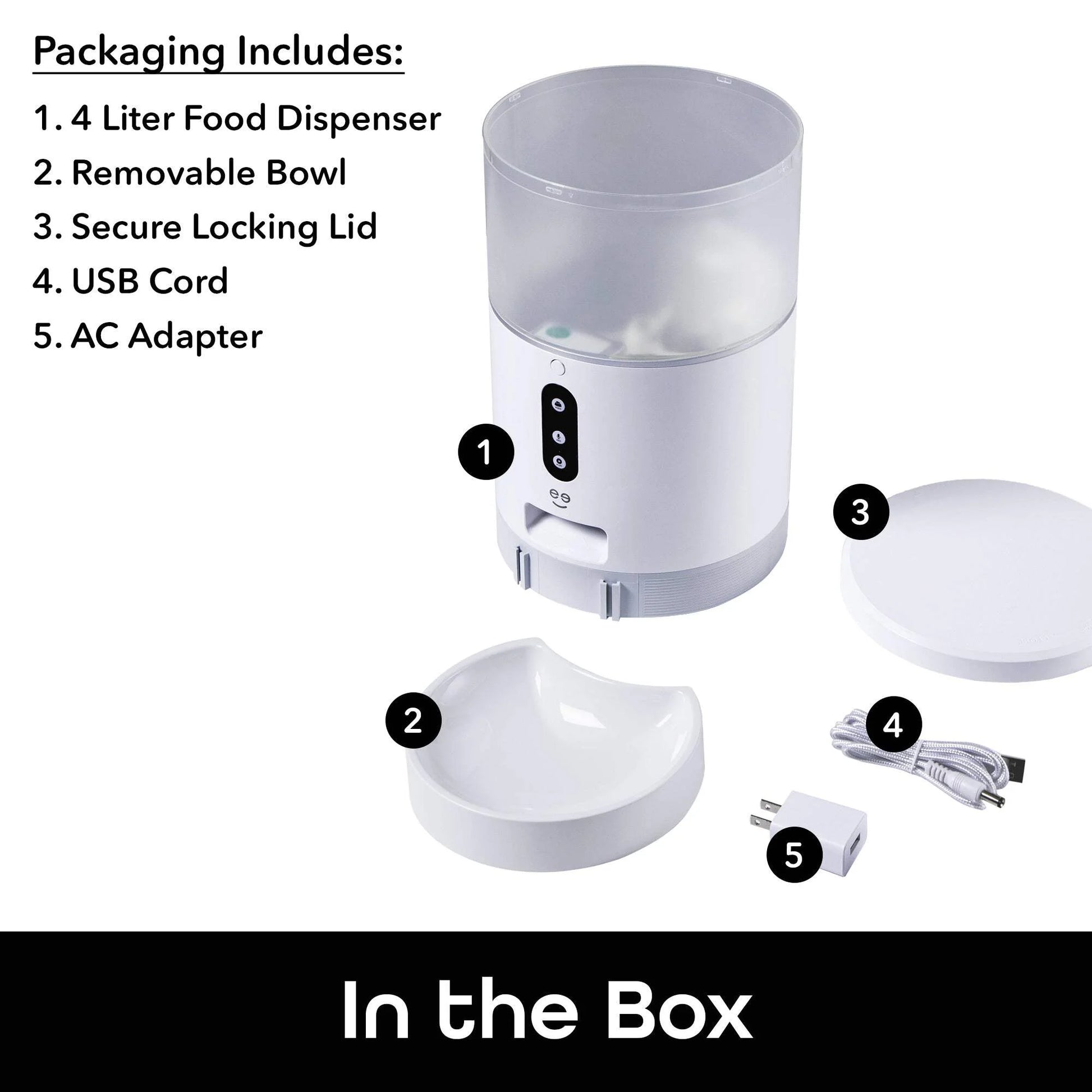 Petconnect Automatic Pet Feeder – 4L (4.0 L) for Dogs & Cats