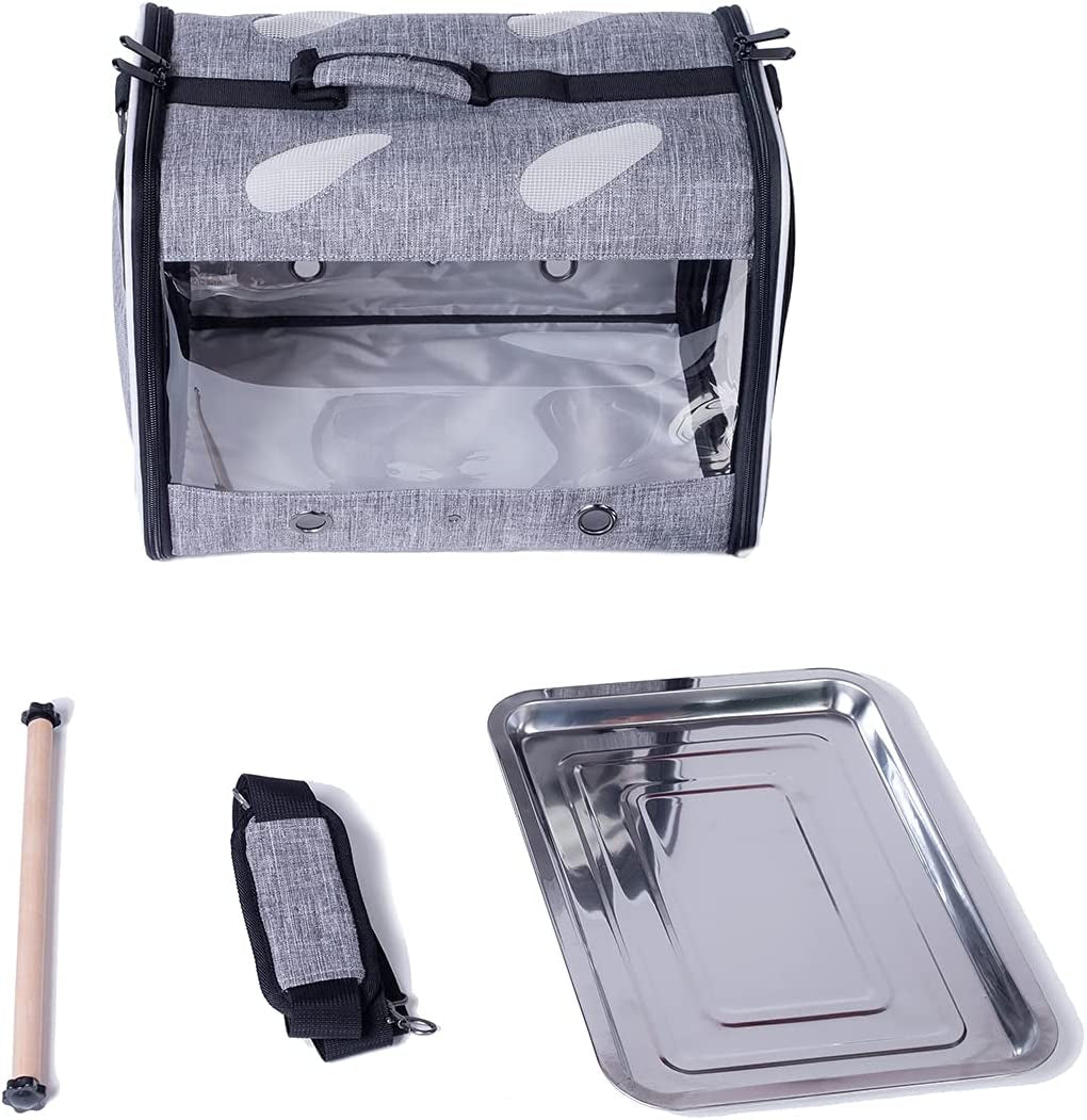 Bird Travel Carrier Backpack with Perch – Airline Approved