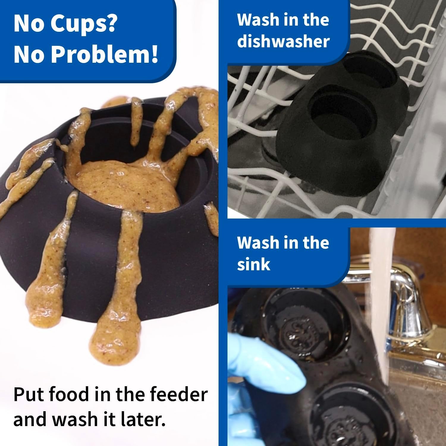 Eco Gecko Food & Water Bowl – Silicone Reptile Dish 3.125" × 5.5" (8×14 cm)