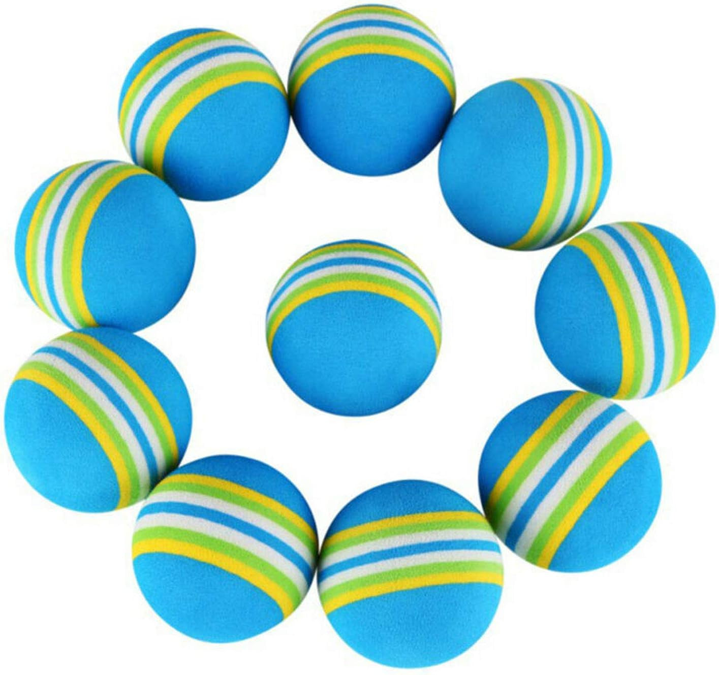 12-Pack Rainbow Cat Toy Balls – Soft EVA Foam Interactive Balls for Cats & Kittens (Ø 3.5 cm)