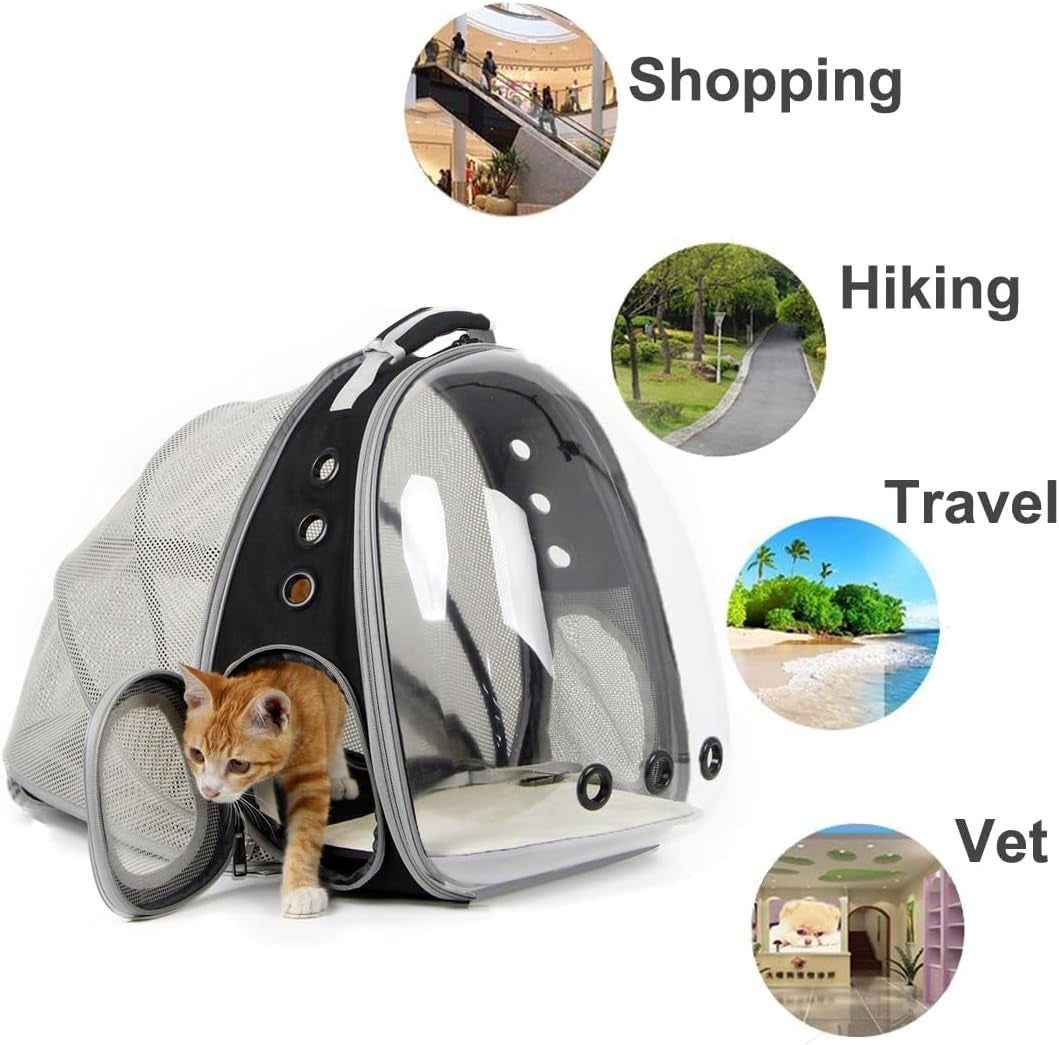 Cat Bubble Backpack with Fan – Space Capsule Carrier for Cats up to 12 lb (5.4 кг)