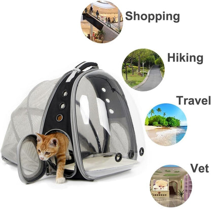 Cat Bubble Backpack with Fan – Space Capsule Carrier for Cats up to 12 lb (5.4 кг)