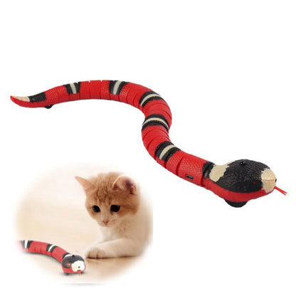 Electric Snake Cat Toy – USB Smart Sensing Simulator
