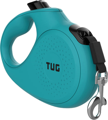 360° Tangle-Free Retractable Dog Leash 4.9 m – Small, Aqua