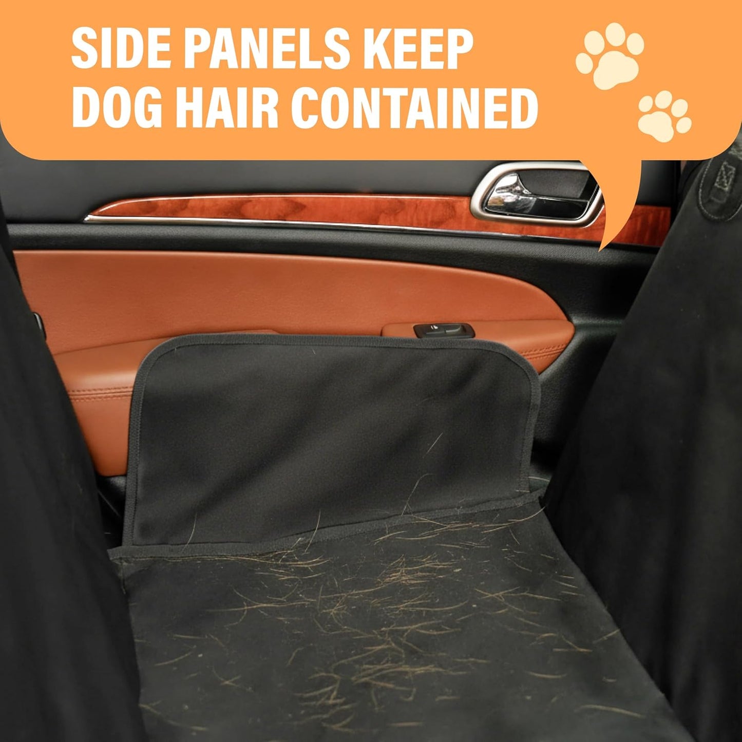 XL Waterproof Dog Car Seat Cover – Hammock for SUVs & Trucks