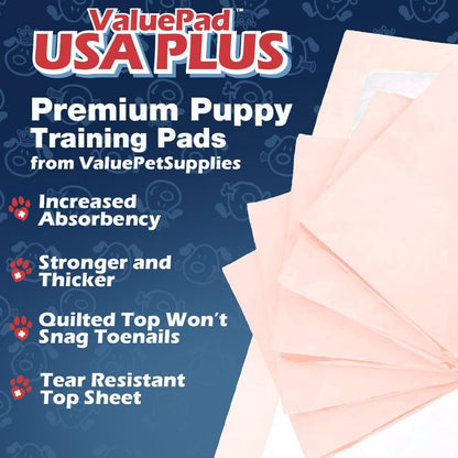 Jumbo Puppy Training Pads 36×36 in (91×91 cm) – 100 Pack