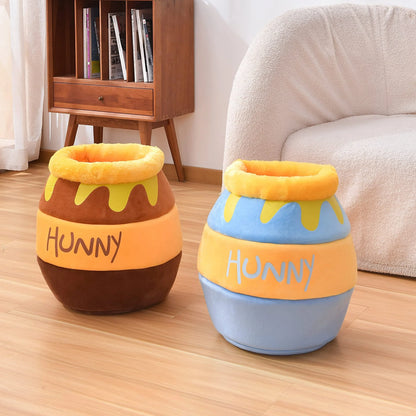 Honey Pot Cat Bed with Memory Foam – Cozy Indoor Cat House with Washable Cushion (Large)