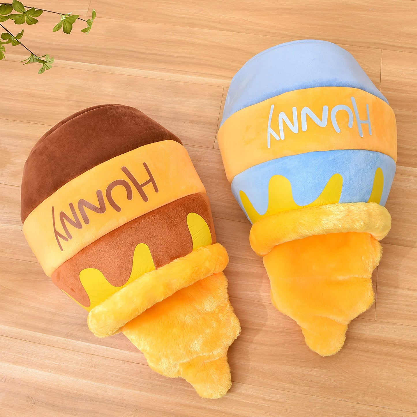 Honey Pot Cat Bed with Memory Foam – Cozy Indoor Cat House with Washable Cushion (Large)