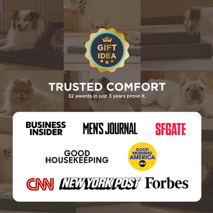 XL Orthopedic Dog Bed with Washable Cover (100 lbs/45 kg)