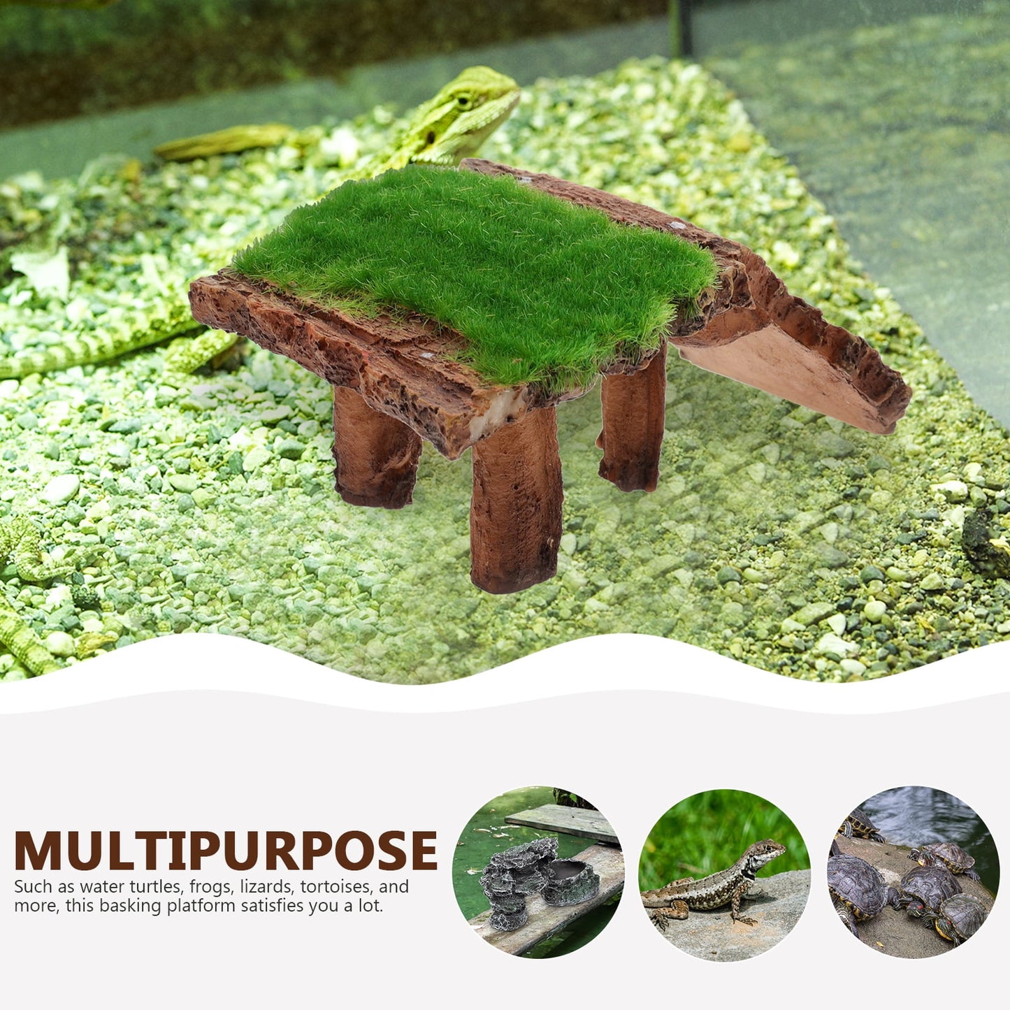 Reptile Basking Platform Turtle Terrace for Terrariums
