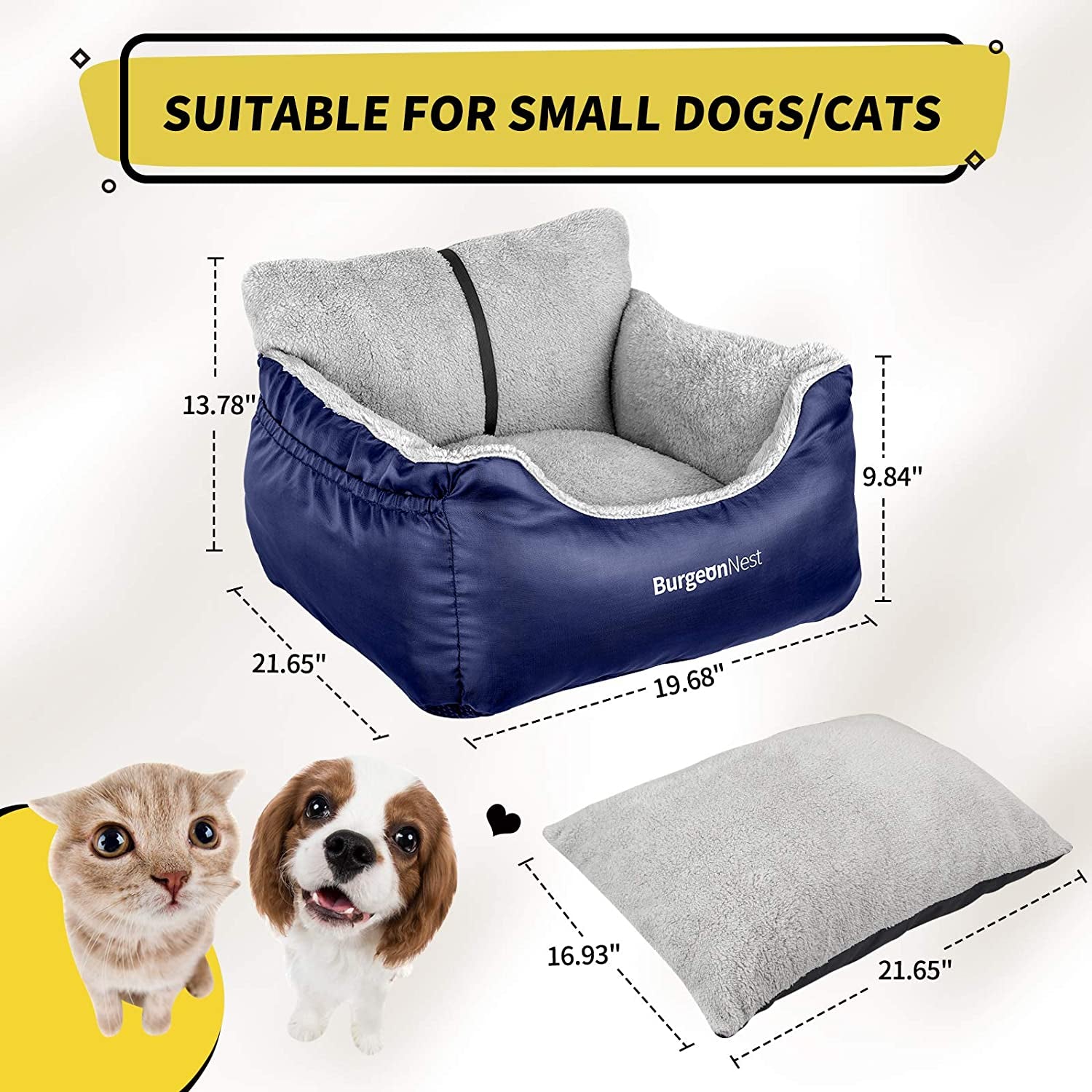 Non-Slip Waterproof Dog Car Seat Cover – Pet Back Seat Protector