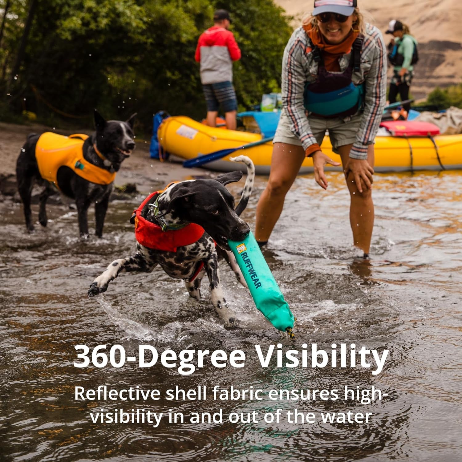 Dog Life Jacket Swim Vest – Adjustable Buoyancy with Handle & Reflective Trim (Blue Dusk, X-Small)