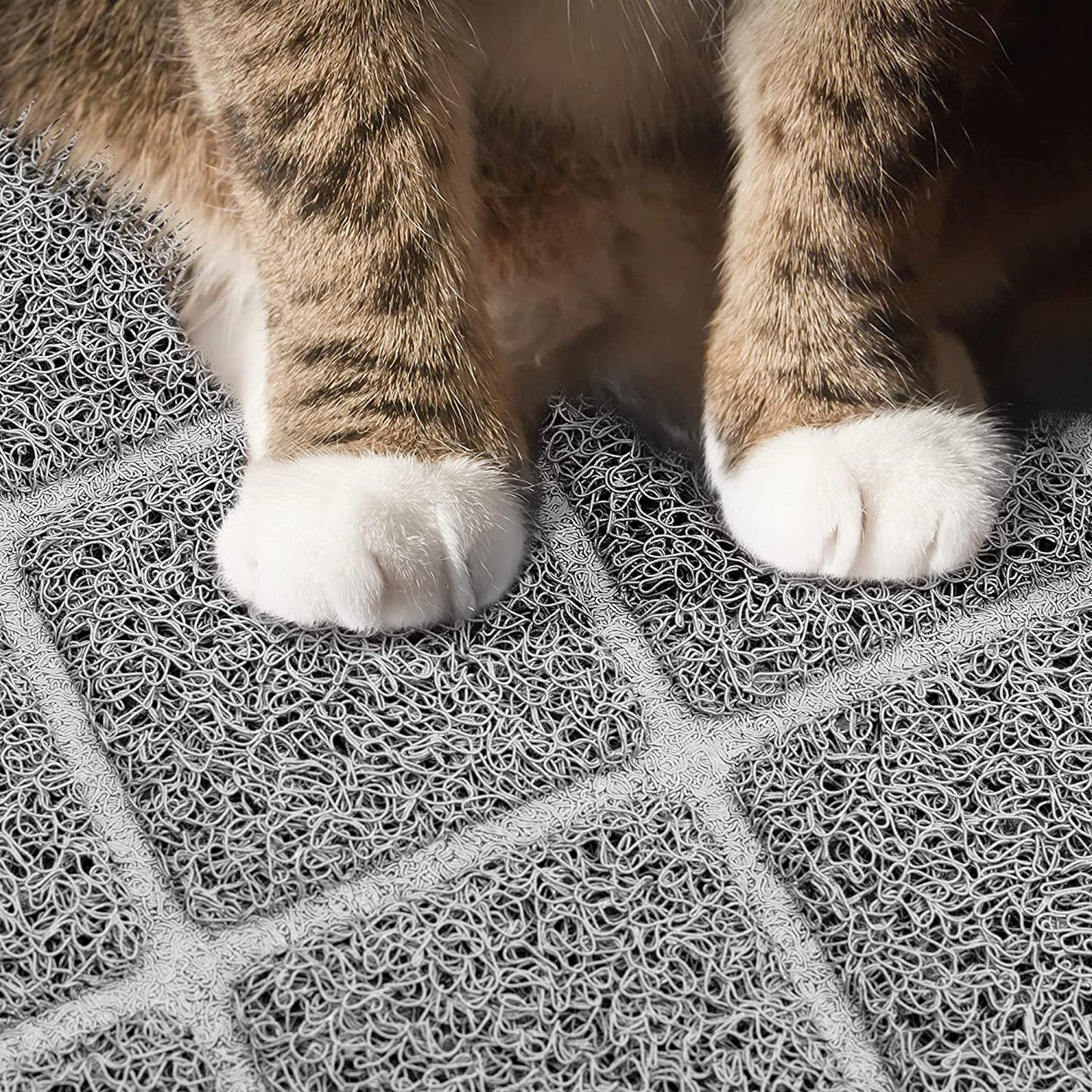 Cat Litter Trapping Mat with Waterproof Non-Slip Backing