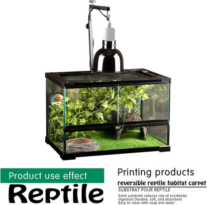 Reptile Carpet Liner 30"×12" (76×30 cm) – Terrarium Mat (2 Pack)