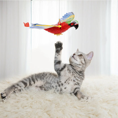 Electric Bird Teaser Toy for Cats – Interactive Parrot/Eagle