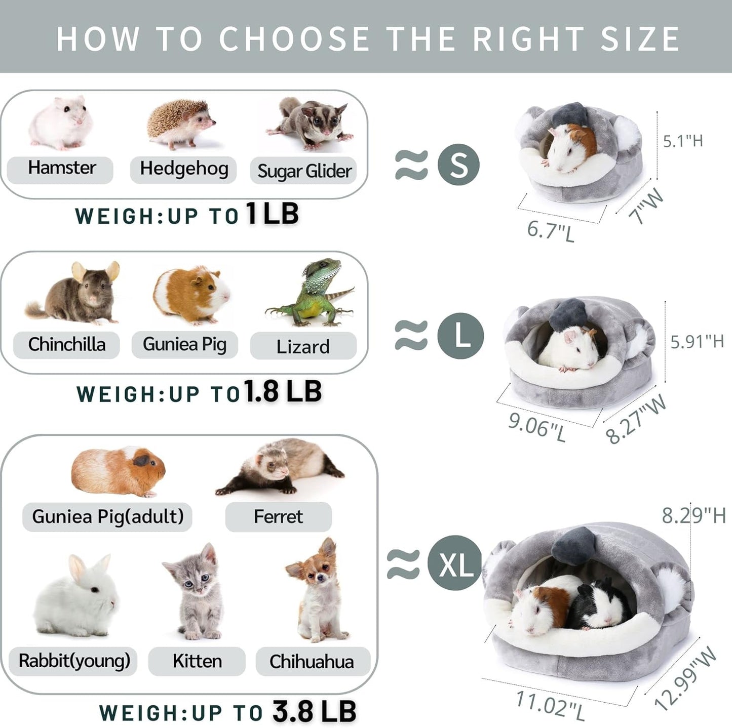 Hedgehog Warm Bed & Sleeping Bag – Cozy Cage Accessory