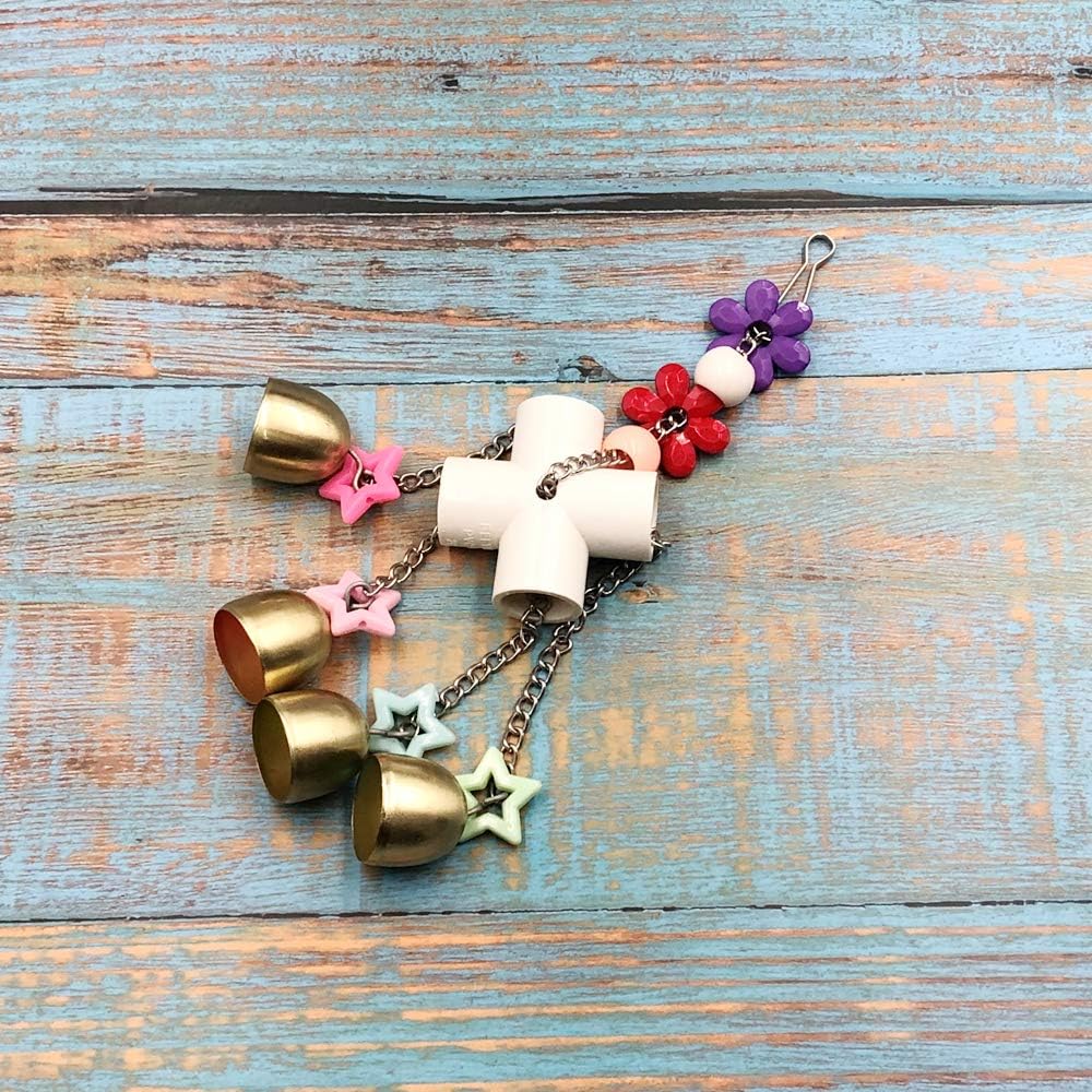 Colorful Bird Swing Toy with Bell for Parrots & Parakeets