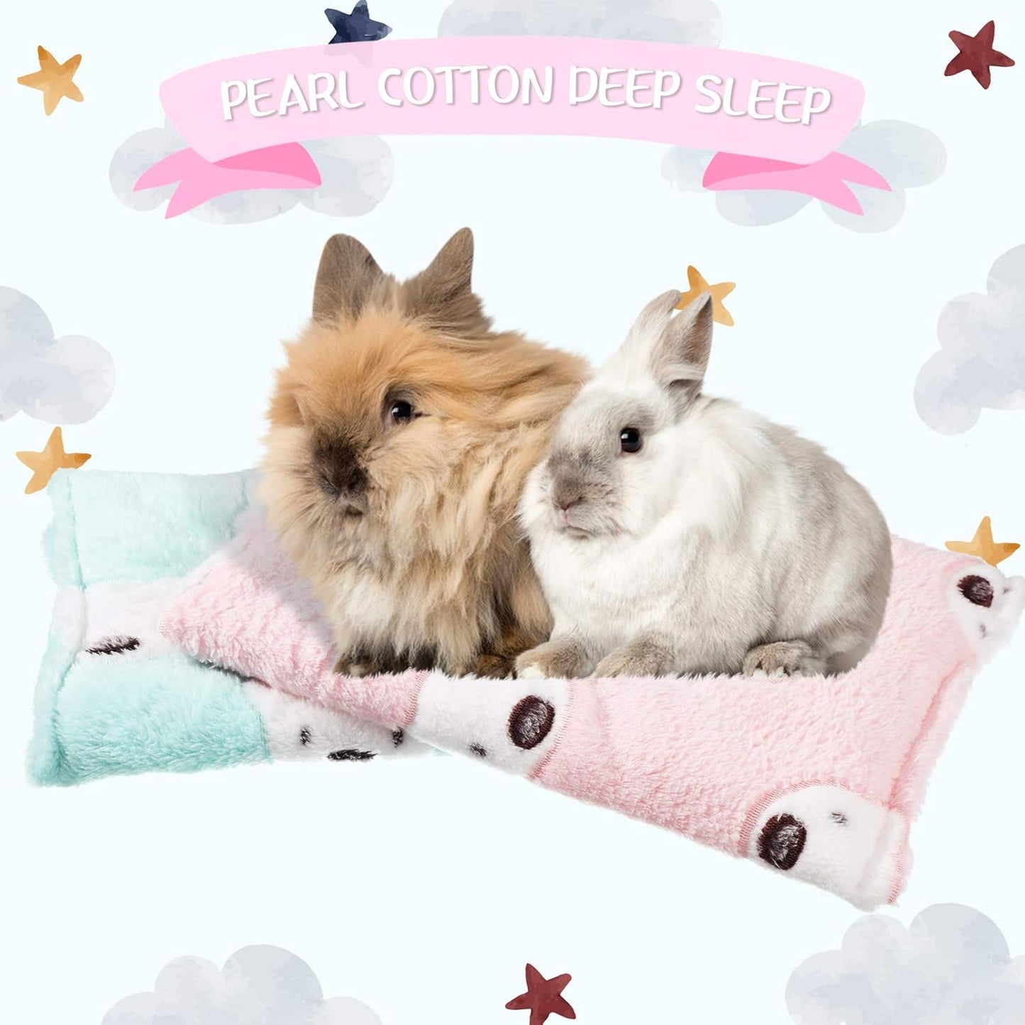 Guinea Pig & Rabbit Warm Bed Mats Set (2 pcs)