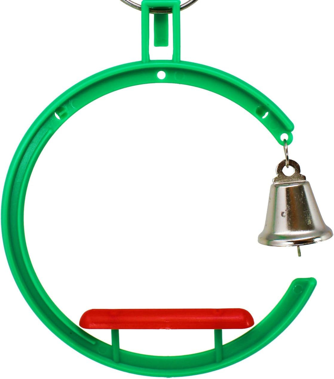 Bird Swing Toy for Parakeets & Cockatiels (Green)