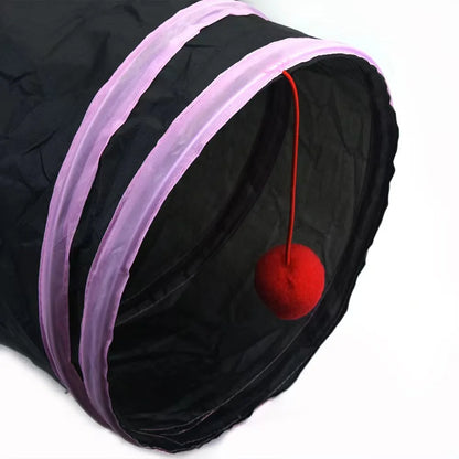 3-Way Cat Tunnel for Indoor Cats & Rabbits