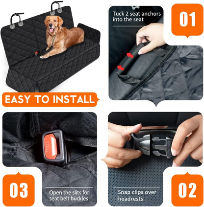 Waterproof Dog Car Seat Cover | Keep Your Car Clean & Pet Comfortable | BALTCROW