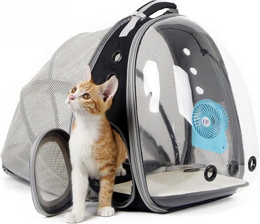 Cat Bubble Backpack with Fan – Space Capsule Carrier for Cats up to 12 lb (5.4 кг)