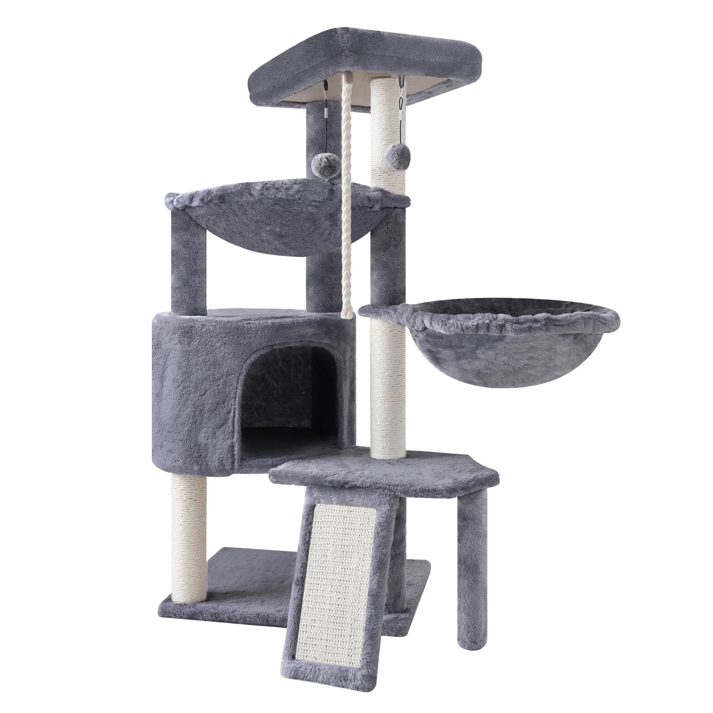 37.4" (95 см) Cat Tree – Tower with Scratching Posts & Condo