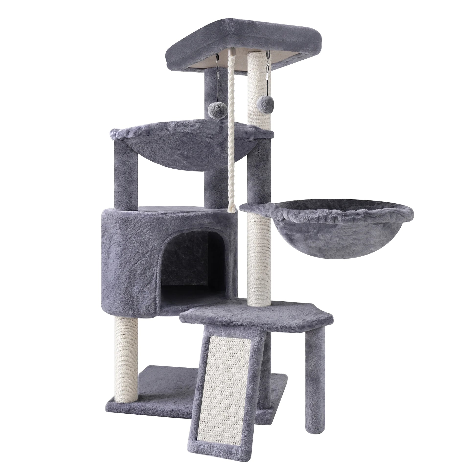 37.4" (95 см) Cat Tree – Tower with Scratching Posts & Condo