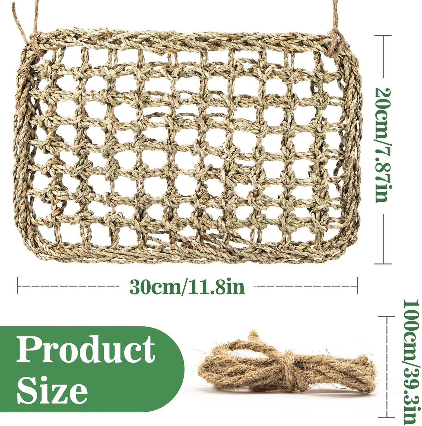 Seagrass Bird Mat for Parakeets & Cockatiels – Foraging Climbing Toy