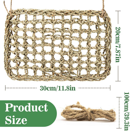 Seagrass Bird Mat for Parakeets & Cockatiels – Foraging Climbing Toy