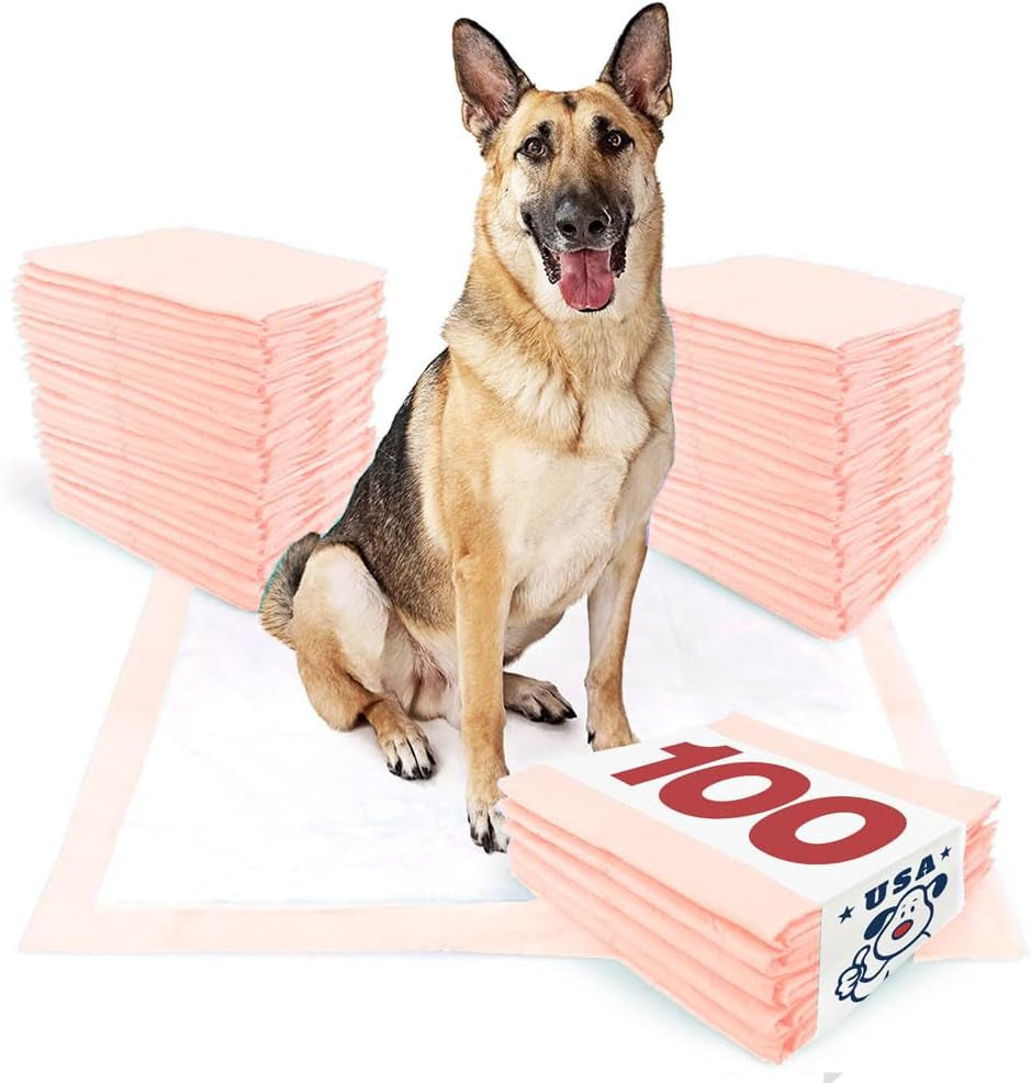 Jumbo Puppy Training Pads 36×36 in (91×91 cm) – 100 Pack