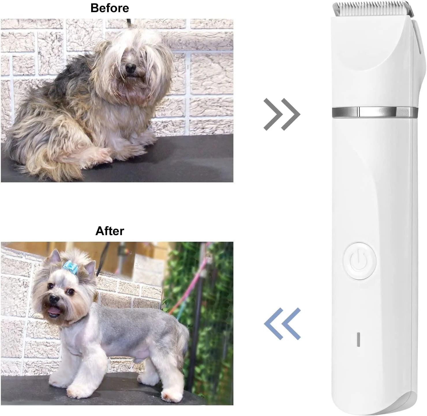 Rechargeable Low-Noise Dog Clippers | Grooming Kit