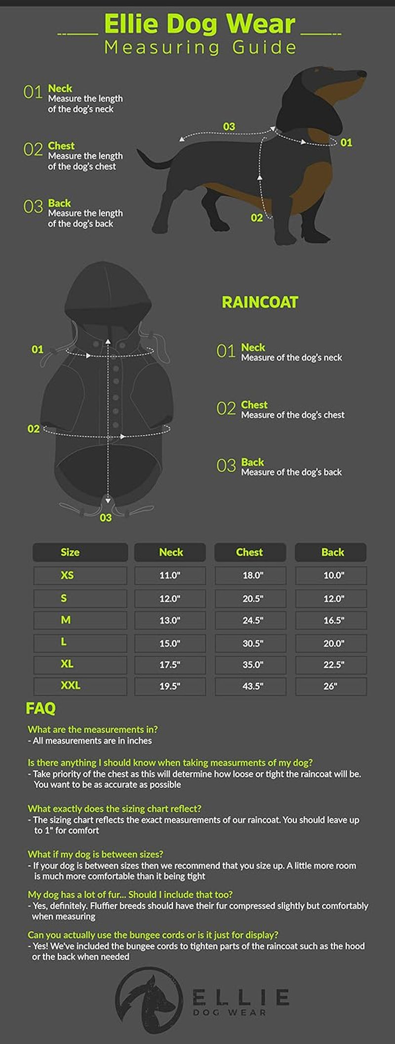 Dog Raincoat with Hood & Reflective Details – Water-Resistant (M, Yellow)