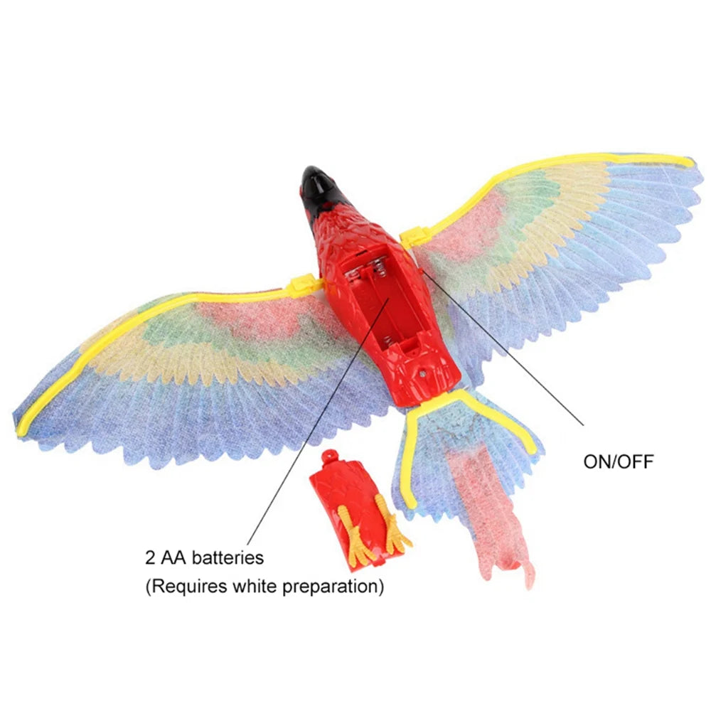 Electric Bird Teaser Toy for Cats – Interactive Parrot/Eagle