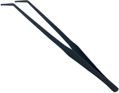 Stainless Steel Aquarium Tweezers –  15 inch (38 cm) Curved Feeding Tongs