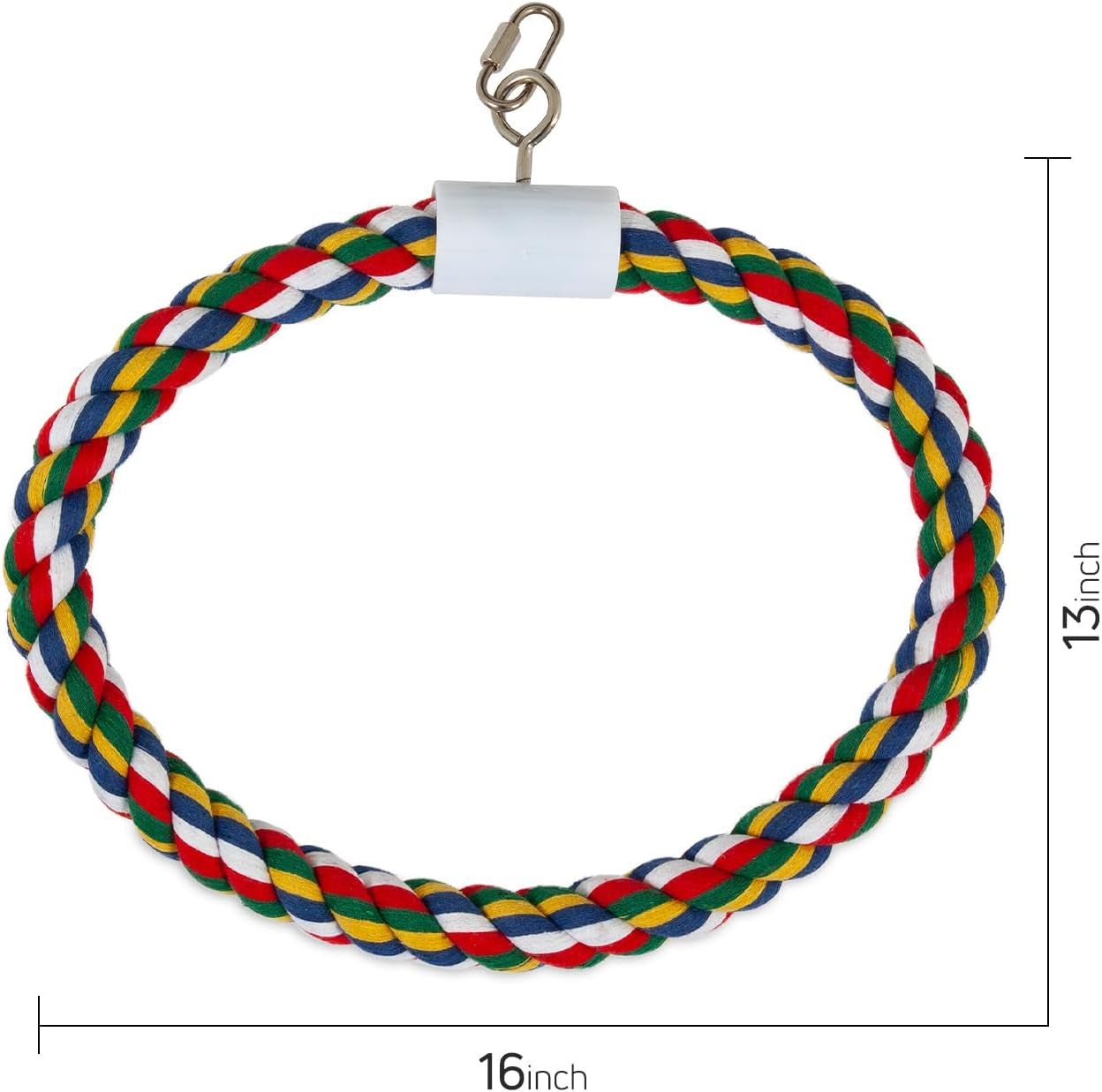 Large Pet Swing Perch – Bird Cage Hanging Toy