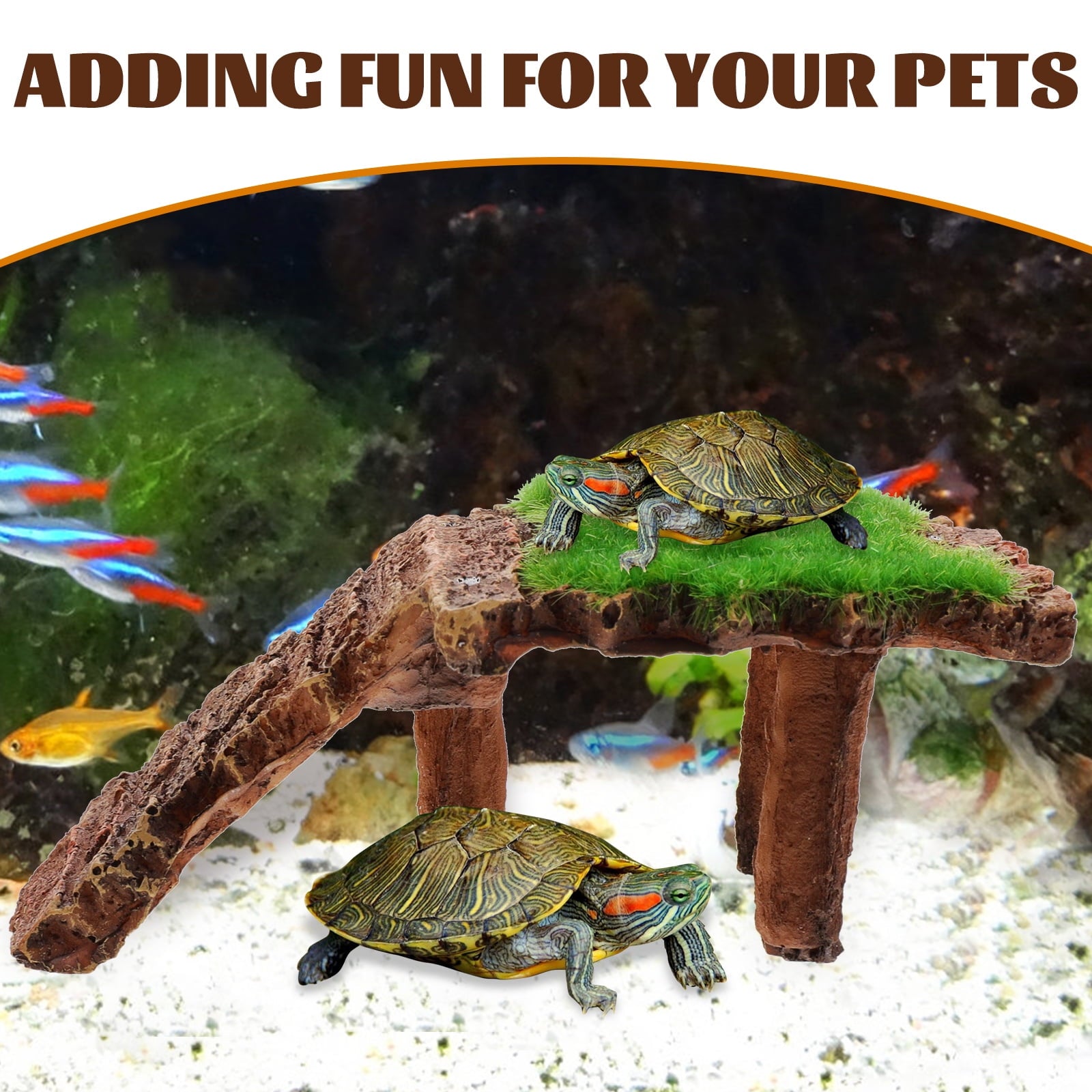 Reptile Basking Platform Turtle Terrace for Terrariums