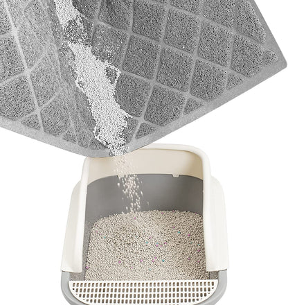 Cat Litter Trapping Mat with Waterproof Non-Slip Backing