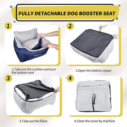 Non-Slip Waterproof Dog Car Seat Cover – Pet Back Seat Protector