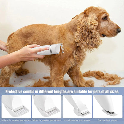 Rechargeable Low-Noise Dog Clippers | Grooming Kit