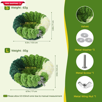 Plush Hanging Bird Nest Bed for Parakeets