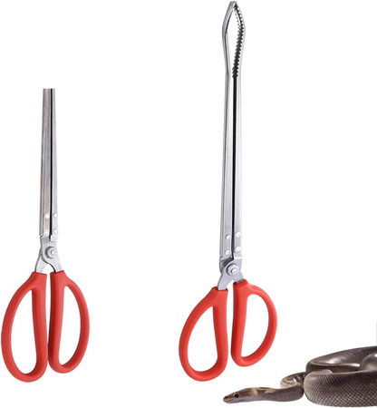 2-Pack Stainless Steel Snake Feeding Tongs 38 cm (15″) – Reptile Feeding Tool