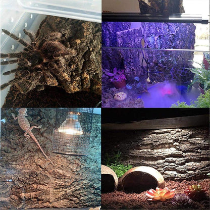 Natural Cork Terrarium Background Set, 15.7×11.8In (40 × 30 cm), 2 pcs