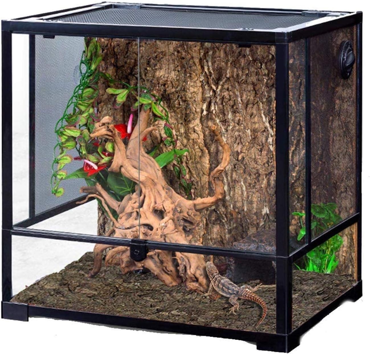 Natural Cork Terrarium Background Set, 15.7×11.8In (40 × 30 cm), 2 pcs